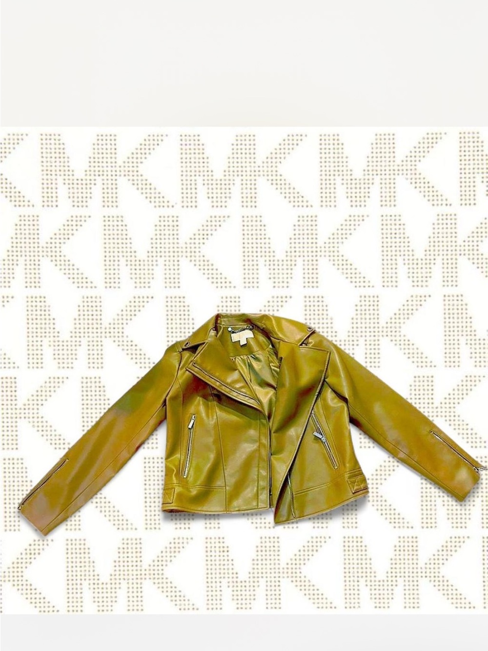 Michael Kors Faux Leather Jacket Brand New Never Worn